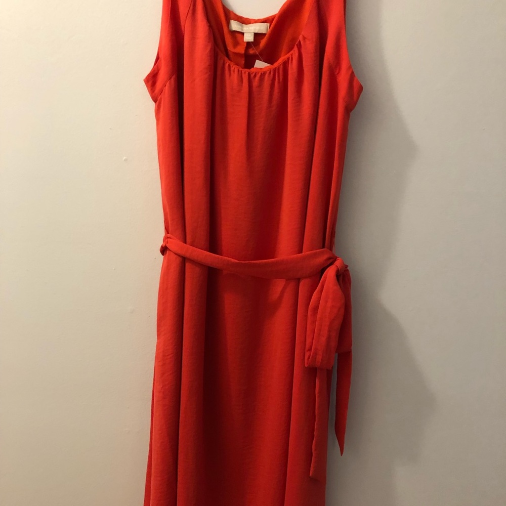 Banana Republic coral dress NWT